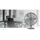 Asztali ventillátor | Hálózati Áramellátás | Átmérő: 300 mm | 35 W | Oszcilláló | 3-sebességes | Króm