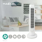 NEDIS OSZLOP ventilátorTower Fan | 3-sebességes | Oszcilláló | 50 W | Fehér toronyventilátor