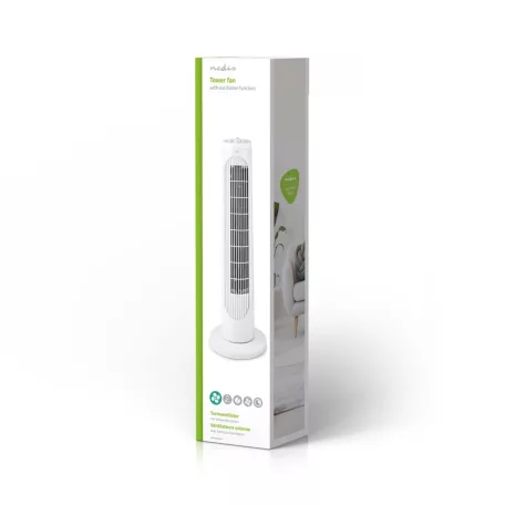 Tower Fan | 3-sebességes | Oszcilláló | 50 W | Fehér