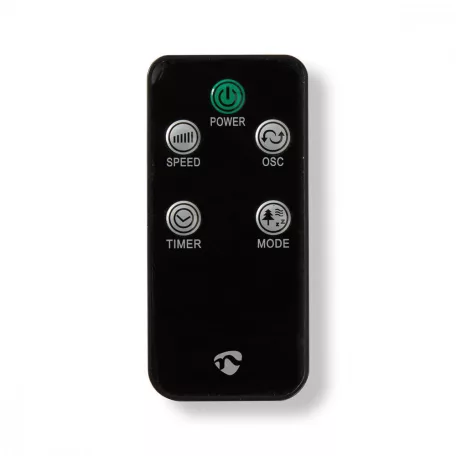 NEDIS torony ventilátor Tower Fan | 3-sebességes | Oszcilláló | 50 W | Távirányító | Fehér / Fekete oszlopventilátor