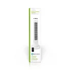 NEDIS torony ventilátor Tower Fan | 3-sebességes | Oszcilláló | 50 W | Távirányító | Fehér / Fekete oszlopventilátor