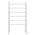 Home FTW22 Fűtött, elektromos ruhaszárító, 90 W, alumínium, szabadon álló kivitel, 50 °C állandó hőmérséklet, vízálló kapcsoló, IPX2