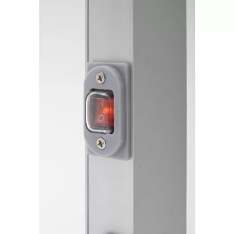 Home FTW22 Fűtött, elektromos ruhaszárító, 90 W, alumínium, szabadon álló kivitel, 50 °C állandó hőmérséklet, vízálló kapcsoló, IPX2