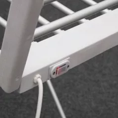   Home FTW 1 álló elektromos ruhaszárító, 220W, IPX1 védelem, fehér