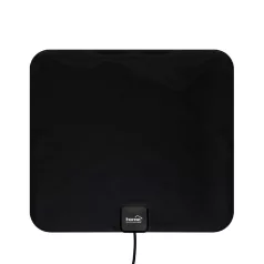   HOME FZ54 szobai antenna erősítővel, extra vékony, extra könnyű, hálózati adapterrel, hosszú antennakábellel
