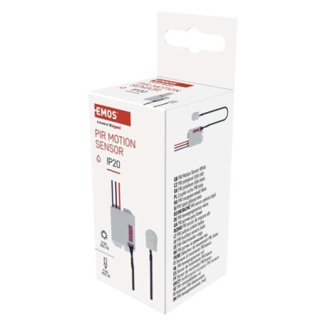 EMOS Mozgásérzékelő (PIR) IP20 6m 360°