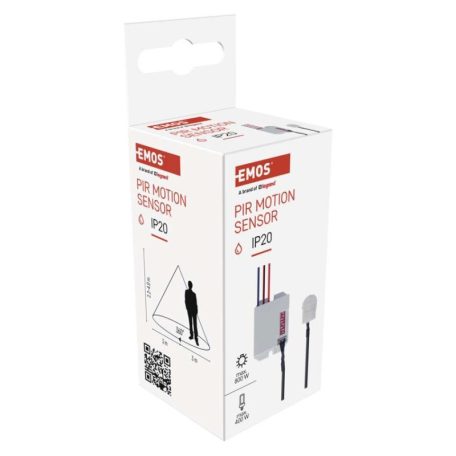 EMOS Mozgásérzékelő (PIR) IP20 6m 360°