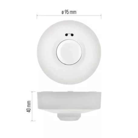 Mikrohullámú érzékelő (mozgásérzékelő) IP20 1200W, fehér