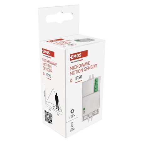 EMOS Mozgásérzékelő (MW) IP20 15m 360°
