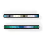 Játékfény | RGB | Elemes Áramellátás | Alkalmas erre: Asztal / Notebook | Fekete