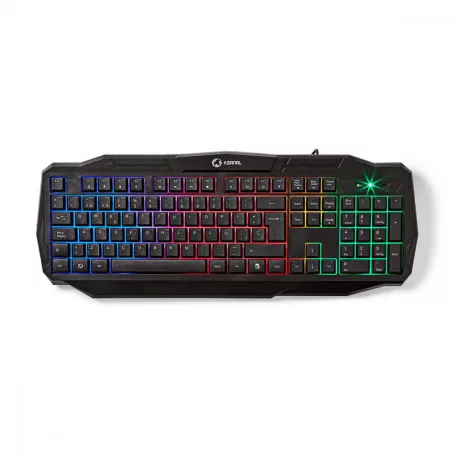 Gaming Combo Kit | 4-in-1 | Billentyűzet, fejhallgató, egér és egérpad | Fekete / Kék | QWERTY | ES Kiosztás