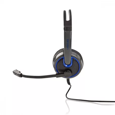 Gaming Headset | Teljes Fület Befedő Kialakítás | Stereo | 2x 3.5 mm | Felhajtható Mikrofon | 2.20 m | Világítás Nélkül