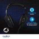 Gaming Headset | Teljes Fület Befedő Kialakítás | Stereo | USB Type-A / 2x 3.5 mm | Felhajtható Mikrofon | 2.20 m | LED