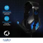 Gaming Headset | Teljes Fület Befedő Kialakítás | Stereo | USB Type-A / 2x 3.5 mm | Felhajtható Mikrofon | 2.20 m | LED