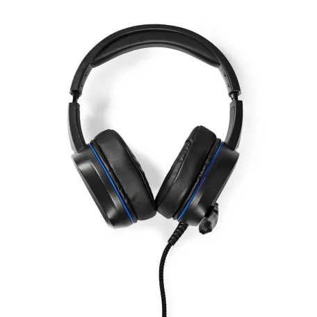 Gaming Headset | Teljes Fület Befedő Kialakítás | Surround | USB Type-A | Felhajtható Mikrofon | 2.10 m | LED