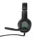 Gaming Headset | Teljes Fület Befedő Kialakítás | Surround | USB Type-A | Felhajtható Mikrofon | 2.10 m | LED