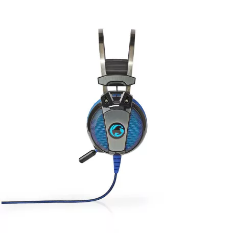Gaming Headset | Teljes Fület Befedő Kialakítás | Surround | USB Type-A | Hajlítható és Behúzható Mikrofon | 2.10 m | Normál Lighting