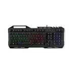 Vezetékes Gaming Keyboard | USB 2.0 | Fóliabillentyûzet | LED | Német | DE Kiosztás | USB-áramellátású | Csatlakozó kábel hossza: 1.50 m | Szerencsejáték