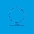 Home GLE 15/WW, EVA gömb dekoráció, rugalmas alapanyag, 2 db LED, 15 cm átmérő