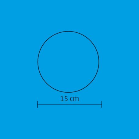 Home GLE 15/WW, EVA gömb dekoráció, rugalmas alapanyag, 2 db LED, 15 cm átmérő