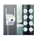 GLO D6 Smart 1080P Kültéri Wifi IP Biztonsági Kamera És Kültéri Lámpa IP66 Full HD p2p hangátvitel komplett megfigyelő kamera 8811