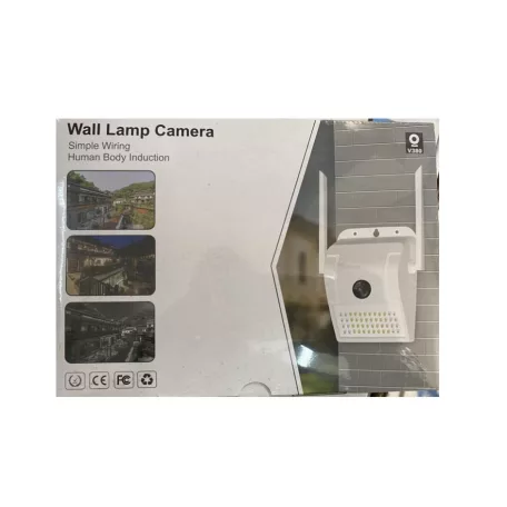 GLO D6 Smart 1080P Kültéri Wifi IP Biztonsági Kamera És Kültéri Lámpa IP66 Full HD p2p hangátvitel komplett megfigyelő kamera 8811