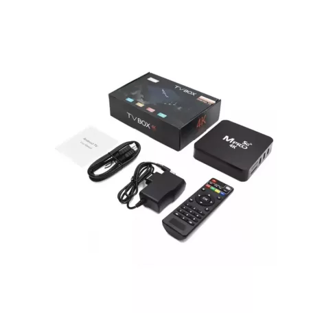 GLO MXQ-4K Tv Okosító médialejátszó, 5G Android Smart TV Box Netflix alkalmazással wifi-s tv okosító smart box magyar nyelvű