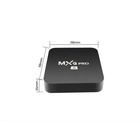 GLO MXQ-4K Tv Okosító médialejátszó, 5G Android Smart TV Box Netflix alkalmazással wifi-s tv okosító smart box magyar nyelvű