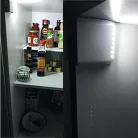 HOME GLS7 nyitásérzékelős bútorlámpa, 7db hidegfehér SMD LED, automatikus kapcsolás, közelítés érzékelő, elemes tápellátás