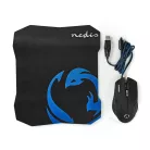 Gaming Mouse & Mouse Pad Set | Vezetékes | 800 / 1200 / 1600 dpi | Állítható DPI | Gombok száma: 6 | Jobbkezes | 1.50 m | Normál Lighting