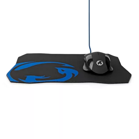 Gaming Mouse & Mouse Pad Set | Vezetékes | 1200 / 2400 / 4800 / 7200 dpi | Állítható DPI | Gombok száma: 6 | Jobbkezes | 1.50 m | Világítás Nélkül