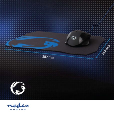 Gaming Mouse & Mouse Pad Set | Vezetékes | 1200 / 2400 / 4800 / 7200 dpi | Állítható DPI | Gombok száma: 6 | Jobbkezes | 1.50 m | Világítás Nélkül