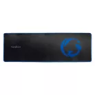 Gaming egérpad | Gumi / Mikrószál | Fekete