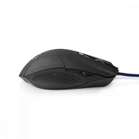 Gaming Mouse | Vezetékes | 800 / 1200 / 1600 dpi | Állítható DPI | Gombok száma: 6 | Jobbkezes | 1.50 m | LED