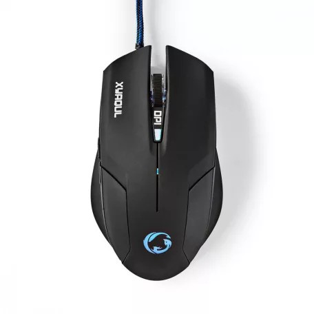 Gaming Mouse | Vezetékes | 800 / 1200 / 1600 dpi | Állítható DPI | Gombok száma: 6 | Jobbkezes | 1.50 m | LED