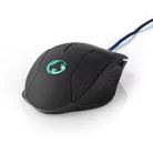 Gaming Mouse | Vezetékes | 800 / 1200 / 1600 dpi | Állítható DPI | Gombok száma: 6 | Jobbkezes | 1.50 m | LED