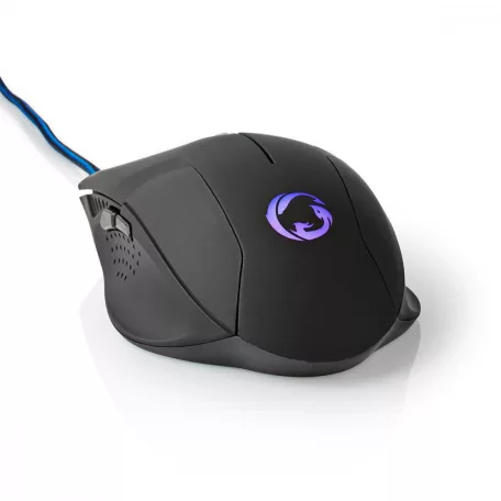 Gaming Mouse | Vezetékes | 800 / 1200 / 1600 dpi | Állítható DPI | Gombok száma: 6 | Jobbkezes | 1.50 m | LED