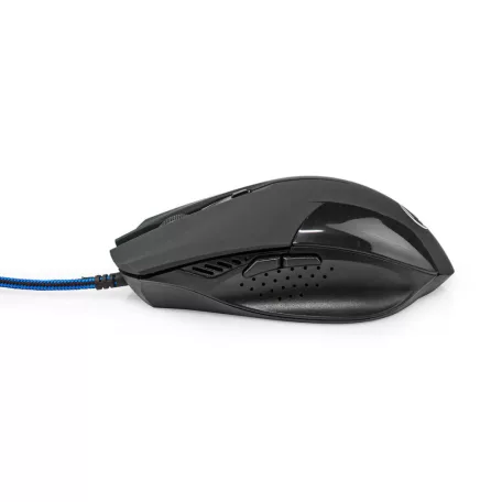 Gaming Mouse | Vezetékes | 1200 / 2400 / 4800 / 7200 dpi | Állítható DPI | Gombok száma: 6 | Programozható gombok | Jobbkezes | 1.50 m | Világítás Nélkül
