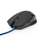 Gaming Mouse | Vezetékes | 1200 / 2400 / 4800 / 7200 dpi | Állítható DPI | Gombok száma: 6 | Programozható gombok | Jobbkezes | 1.50 m | Világítás Nélkül