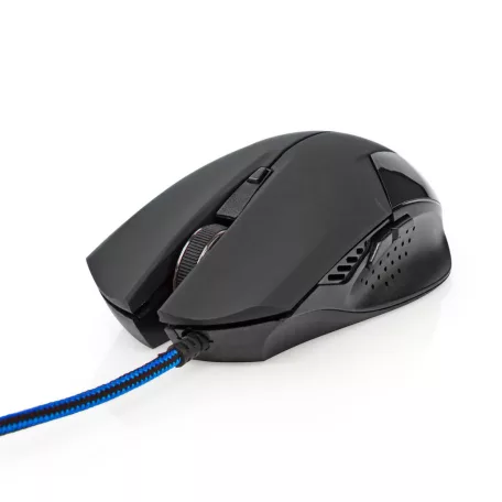 Gaming Mouse | Vezetékes | 1200 / 2400 / 4800 / 7200 dpi | Állítható DPI | Gombok száma: 6 | Programozható gombok | Jobbkezes | 1.50 m | Világítás Nélkül