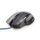 Gaming Mouse | Vezetékes | 800 / 1600 / 2400 / 4000 dpi | Állítható DPI | Gombok száma: 8 | Programozható gombok | Jobbkezes | 1.50 m | LED