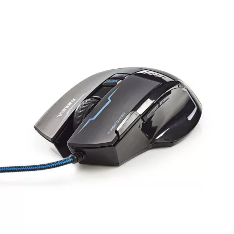 Gaming Mouse | Vezetékes | 800 / 1600 / 2400 / 4000 dpi | Állítható DPI | Gombok száma: 8 | Programozható gombok | Jobbkezes | 1.50 m | LED