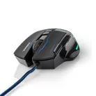 Gaming Mouse | Vezetékes | 800 / 1600 / 2400 / 4000 dpi | Állítható DPI | Gombok száma: 8 | Programozható gombok | Jobbkezes | 1.50 m | LED