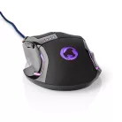 Gaming Mouse | Vezetékes | 800 / 1600 / 2400 / 4000 dpi | Állítható DPI | Gombok száma: 8 | Programozható gombok | Jobbkezes | 1.50 m | LED