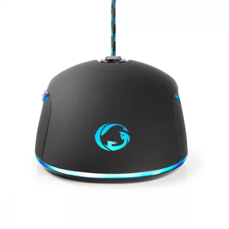 Gaming Mouse | Vezetékes | 4000 dpi | Állítható DPI | Gombok száma: 7 | Programozható gombok | Jobbkezes | 1.80 m | RGB