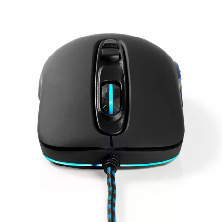 Gaming Mouse | Vezetékes | 4000 dpi | Állítható DPI | Gombok száma: 7 | Programozható gombok | Jobbkezes | 1.80 m | RGB