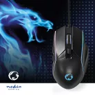 Gaming Mouse | Vezetékes | 800 / 1200 / 2400 / 3200 / 4800 / 7200 dpi | Állítható DPI | Gombok száma: 6 | Jobbkezes | 1.50 m | LED