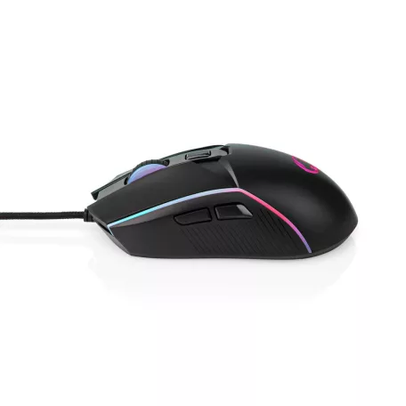 Gaming Mouse | Vezetékes | 800 / 1200 / 2400 / 3200 / 4800 / 7200 dpi | Állítható DPI | Gombok száma: 6 | Jobbkezes | 1.50 m | LED