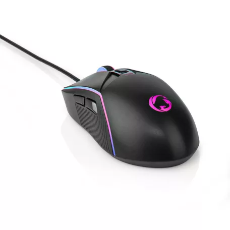 Gaming Mouse | Vezetékes | 800 / 1200 / 2400 / 3200 / 4800 / 7200 dpi | Állítható DPI | Gombok száma: 6 | Jobbkezes | 1.50 m | LED
