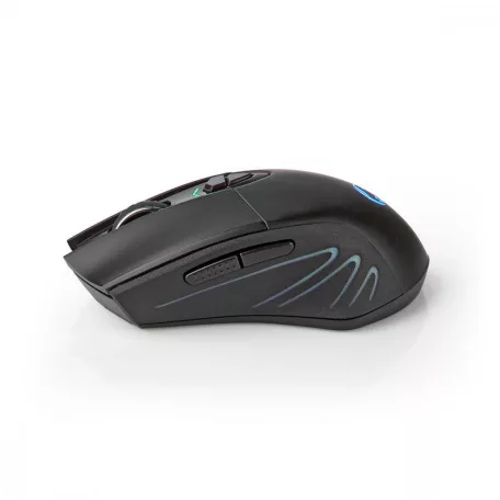 Gaming Mouse | Wired & Wireless | 500 / 1000 / 2000 / 3000 / 5000 / 10000 dpi | Állítható DPI | Gombok száma: 7 | Programozható gombok | Jobbkezes | 1.50 m | RGB